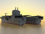 Thumbnail - Catamaran aircraft carrier