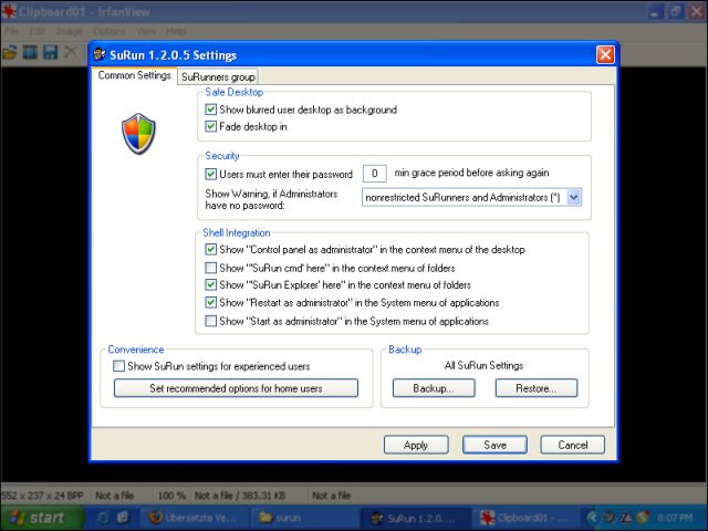 Settings 1