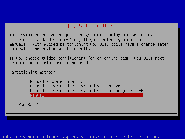 Partition disks