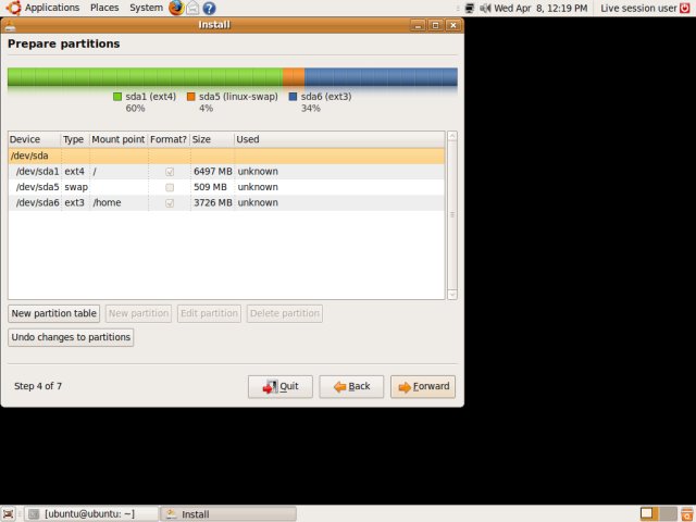 Partitioning