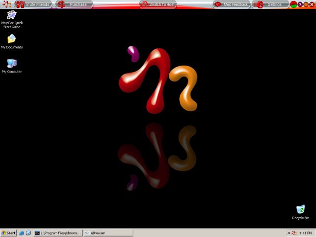 MojoPac desktop