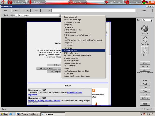 MojoPac uBrowser 5
