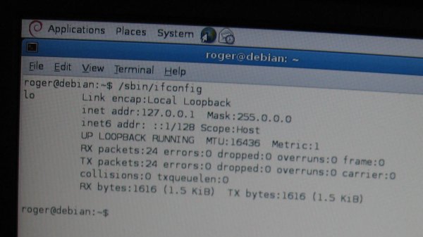 ifconfig output