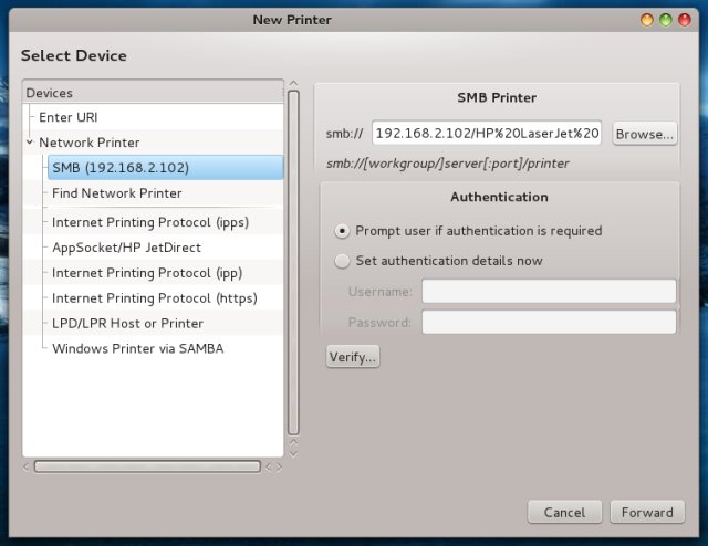 KDE printing works